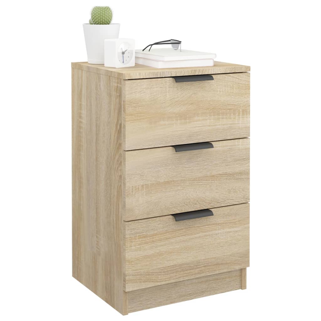 Bedside Cabinets 2 pcs Sonoma Oak 40x36x65 cm