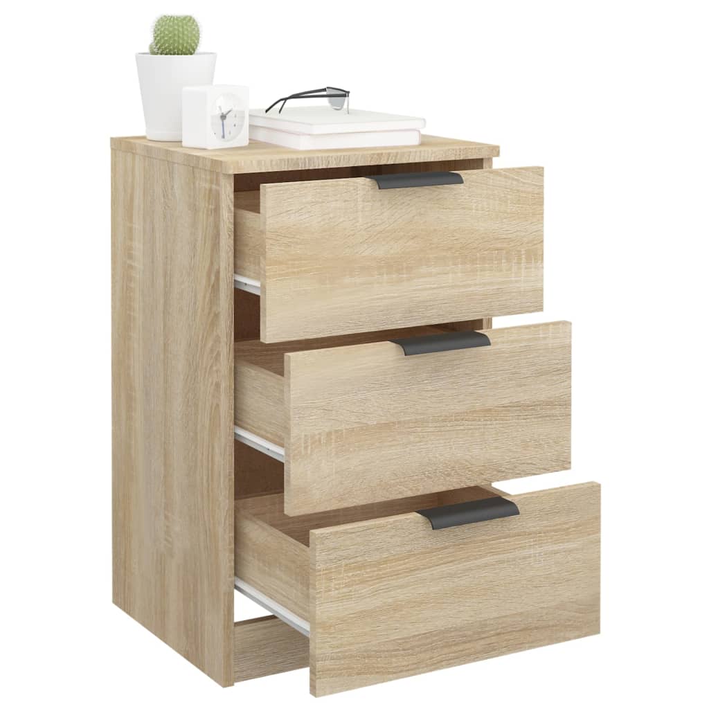 Bedside Cabinets 2 pcs Sonoma Oak 40x36x65 cm