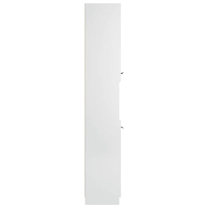 Bathroom Cabinet White 32x34x188.5 cm Engineered Wood