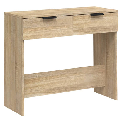 Console Table Sonoma Oak 90x36x75 cm Engineered Wood