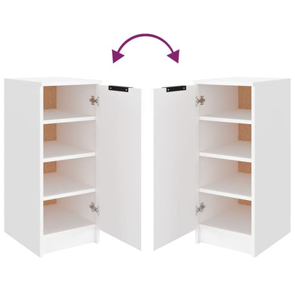 Shoe Cabinet White 30x35x70 cm Engineered Wood