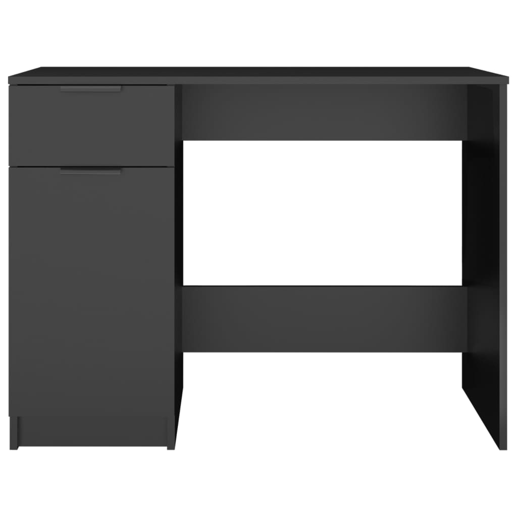 Desk Black 100x50x75 cm Engineered Wood