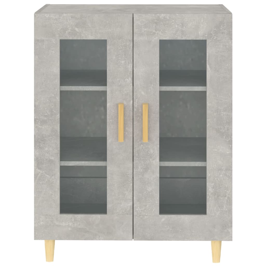 Sideboard Concrete Grey 69.5x34x90 cm Engineered Wood