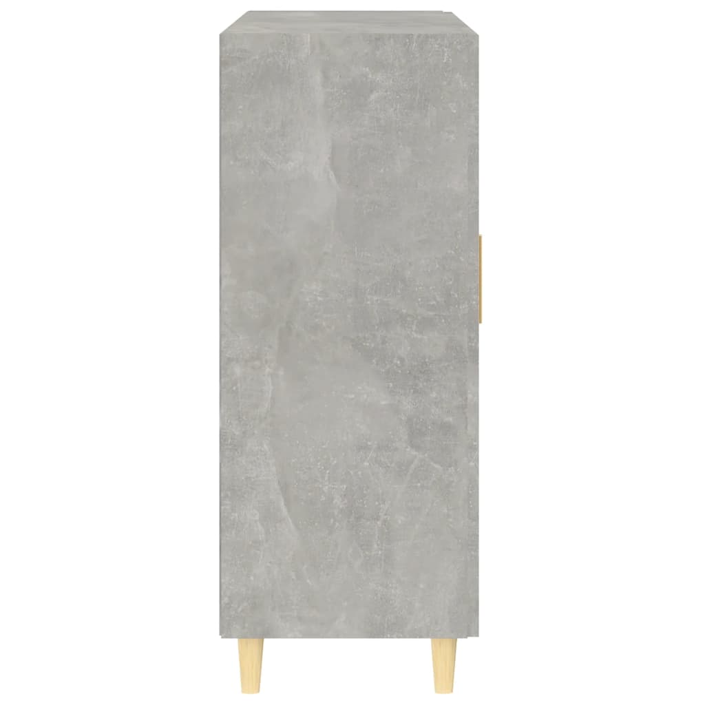 Sideboard Concrete Grey 69.5x34x90 cm Engineered Wood