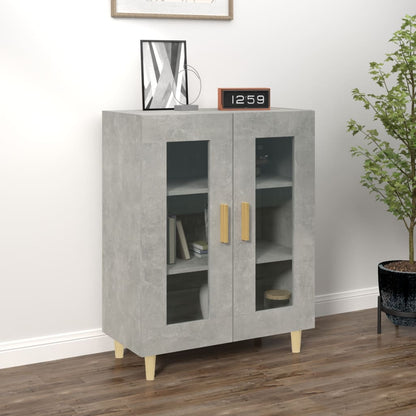 Sideboard Concrete Grey 69.5x34x90 cm Engineered Wood