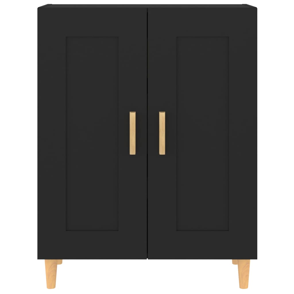 Sideboard Black 69.5x34x90 cm Engineered Wood