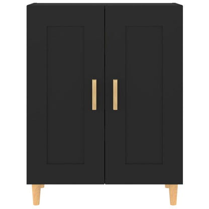 Sideboard Black 69.5x34x90 cm Engineered Wood