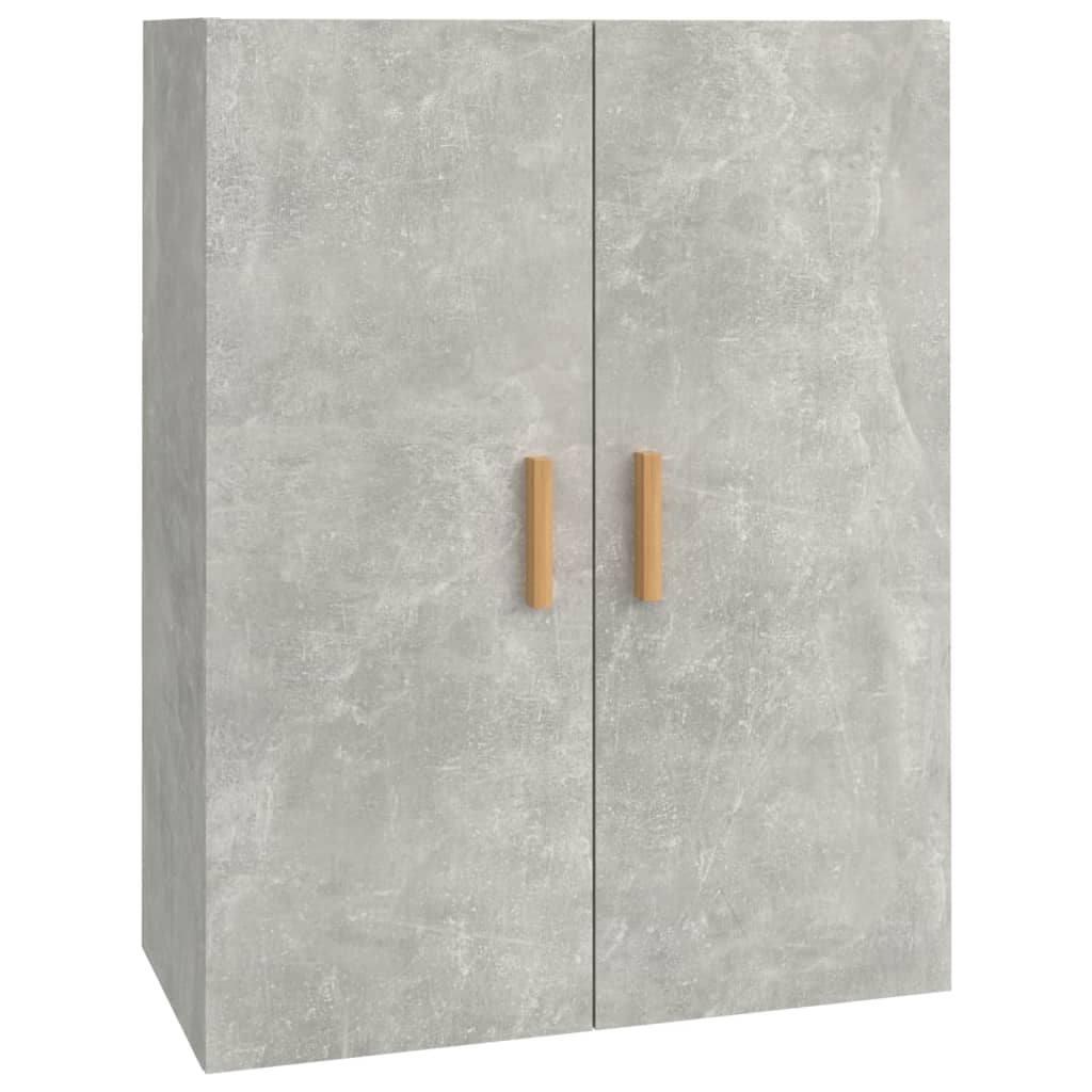 Hanging Wall Cabinet Concrete Grey 69.5x34x90 cm