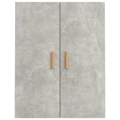 Hanging Wall Cabinet Concrete Grey 69.5x34x90 cm