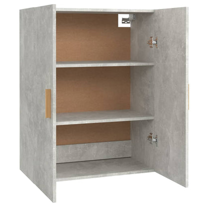 Hanging Wall Cabinet Concrete Grey 69.5x34x90 cm