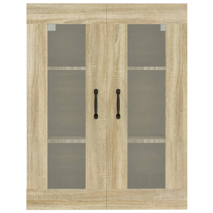 Hanging Wall Cabinet Sonoma Oak 69.5x34x90 cm