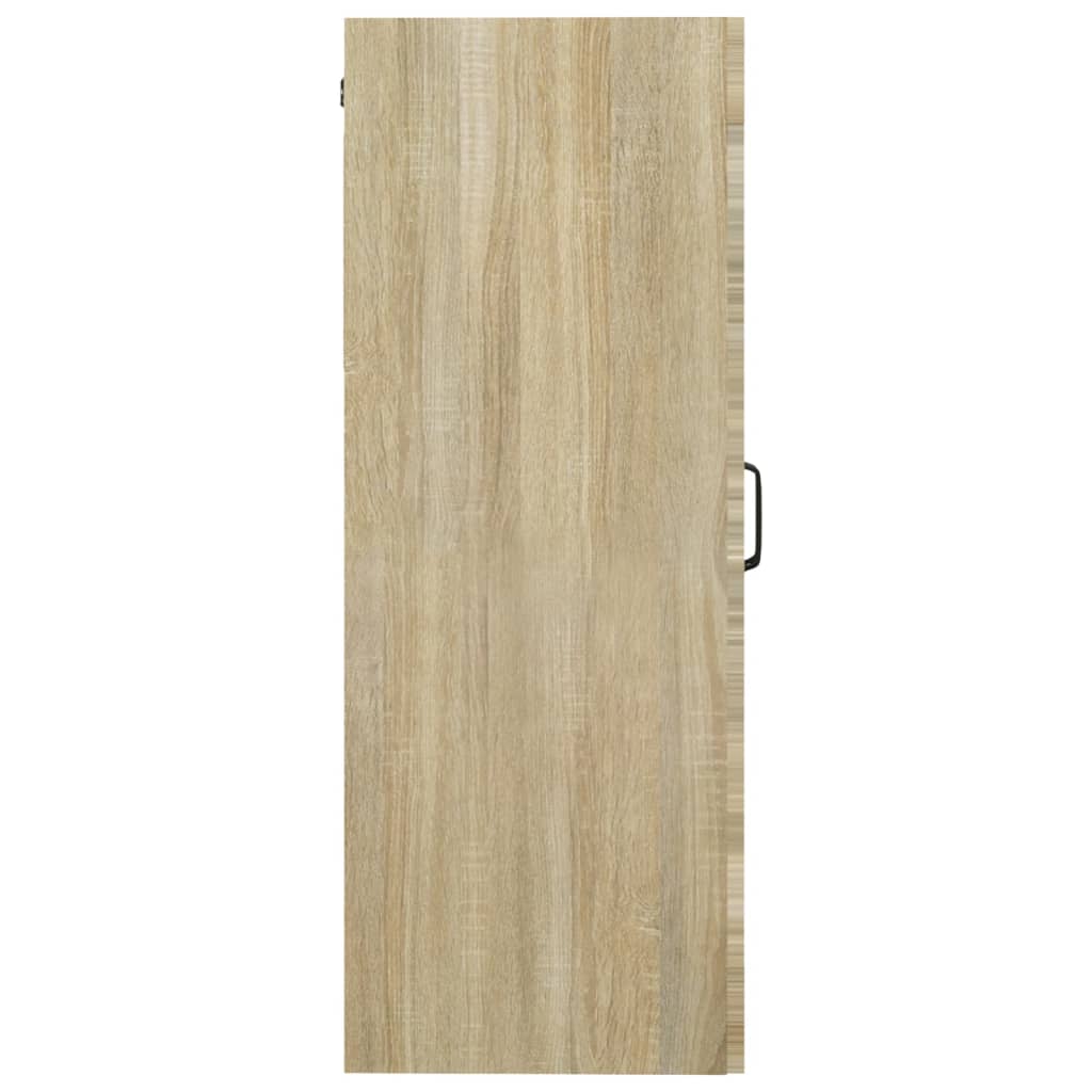 Hanging Wall Cabinet Sonoma Oak 69.5x34x90 cm