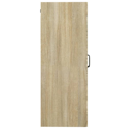 Hanging Wall Cabinet Sonoma Oak 69.5x34x90 cm