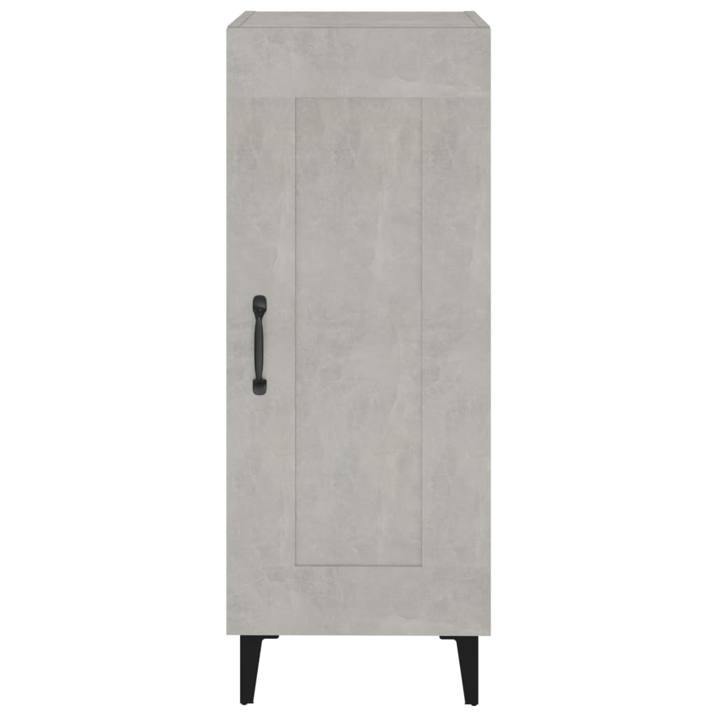 Sideboard Concrete Grey 34.5x34x90 cm Engineered Wood