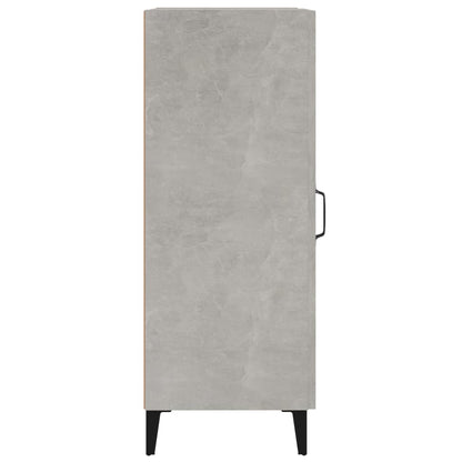 Sideboard Concrete Grey 34.5x34x90 cm Engineered Wood