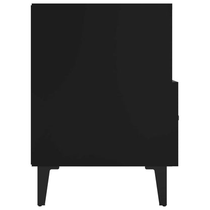 TV Cabinet Black 80x36x50 cm Engineered Wood