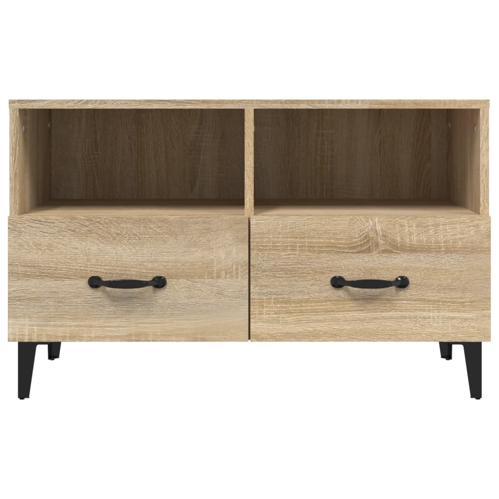 TV Cabinet Sonoma Oak 80x36x50 cm Engineered Wood