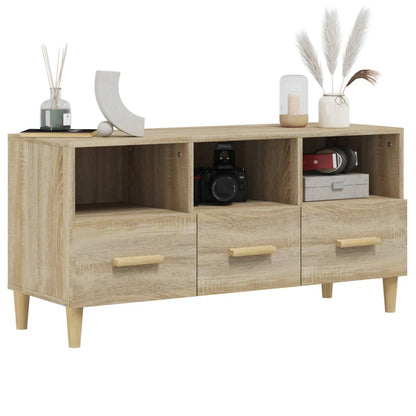 TV Cabinet Sonoma Oak 102x36x50 cm Engineered Wood