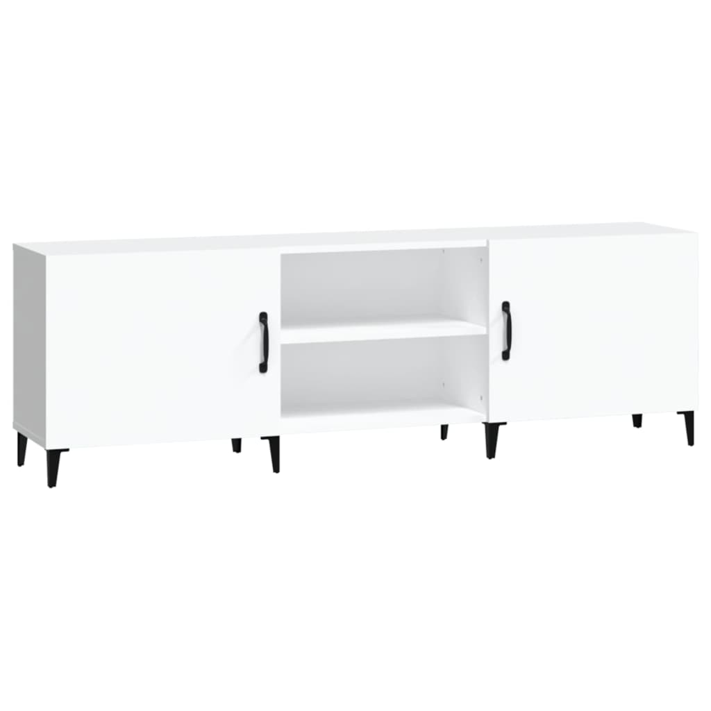 TV Cabinet White 150x30x50 cm Engineered Wood