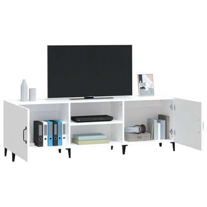 TV Cabinet White 150x30x50 cm Engineered Wood