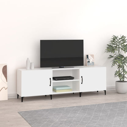 TV Cabinet White 150x30x50 cm Engineered Wood