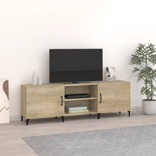 TV Cabinet Sonoma Oak 150x30x50 cm Engineered Wood