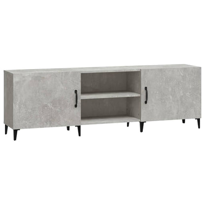 TV Cabinet Concrete Grey 150x30x50 cm Engineered Wood