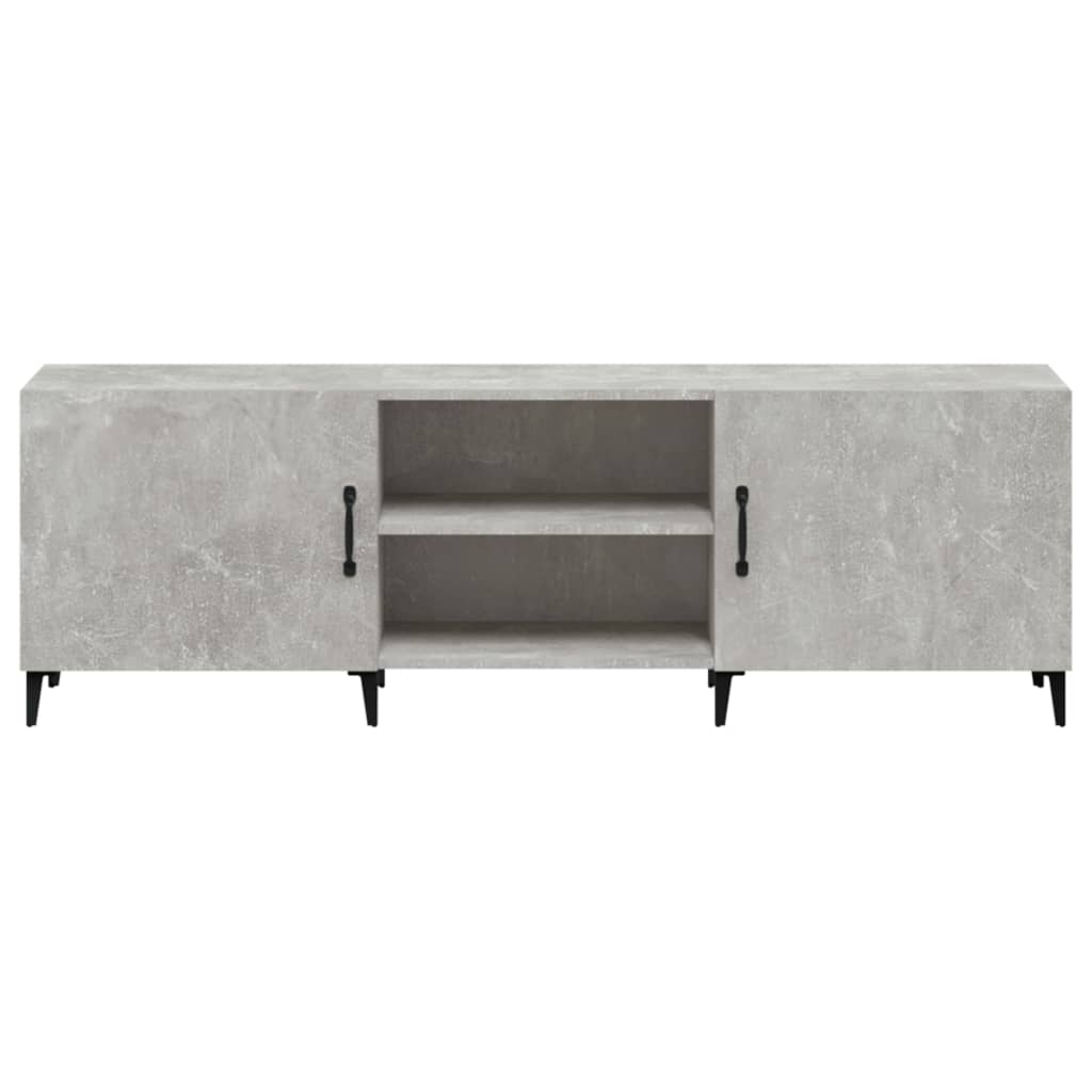 TV Cabinet Concrete Grey 150x30x50 cm Engineered Wood