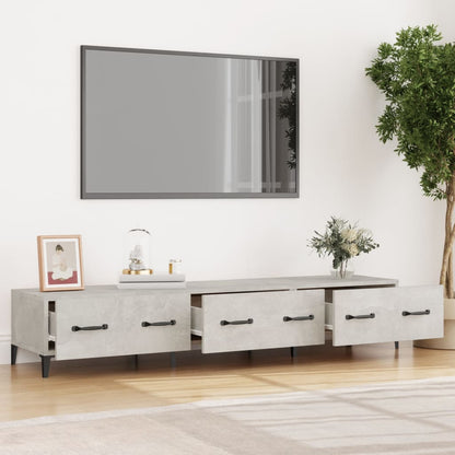 TV Cabinet Concrete Grey 150x34,5x30 cm Engineered Wood