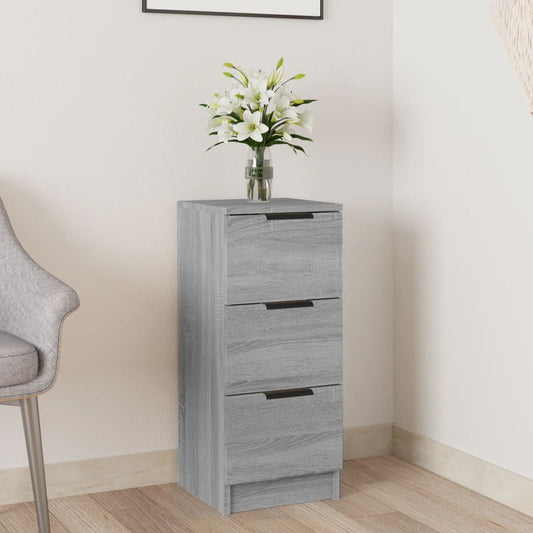 Sideboard Grey Sonoma 30x30x70 cm Engineered Wood