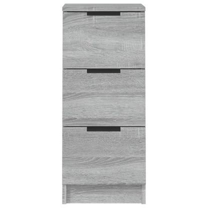 Sideboards 2 pcs Grey Sonoma 30x30x70 cm Engineered Wood