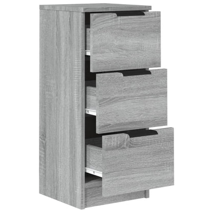 Sideboards 2 pcs Grey Sonoma 30x30x70 cm Engineered Wood