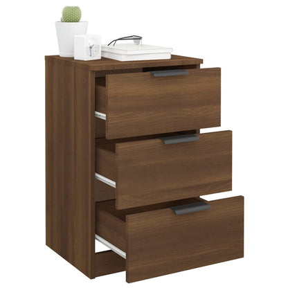 Bedside Cabinet Brown Oak 40x36x65 cm