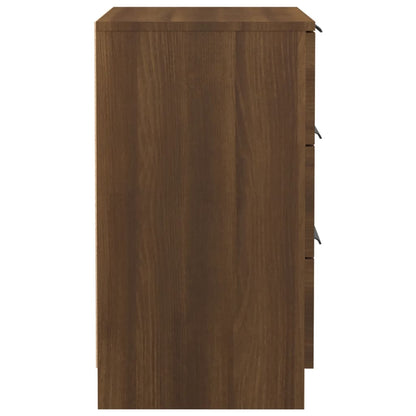 Bedside Cabinet Brown Oak 40x36x65 cm