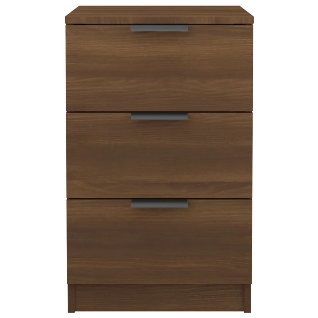 Bedside Cabinets 2 pcs Brown Oak 40x36x65 cm