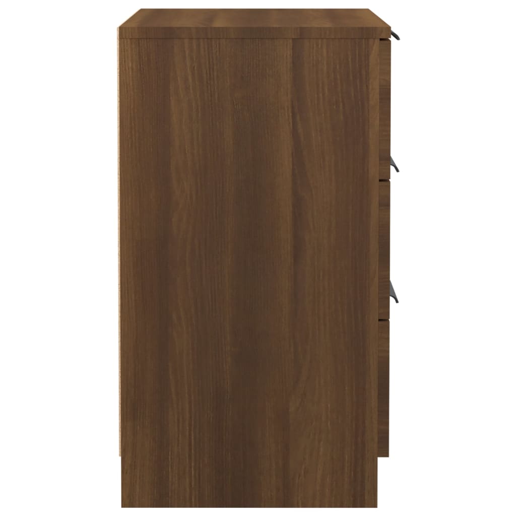 Bedside Cabinets 2 pcs Brown Oak 40x36x65 cm