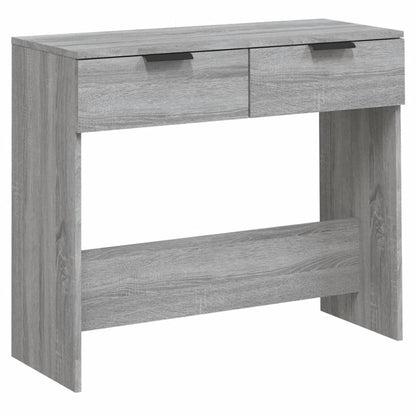 Console Table Grey Sonoma 90x36x75 cm Engineered Wood