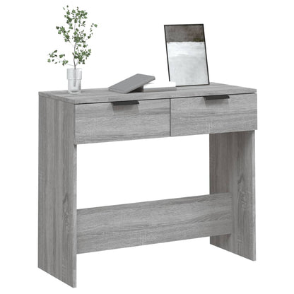 Console Table Grey Sonoma 90x36x75 cm Engineered Wood