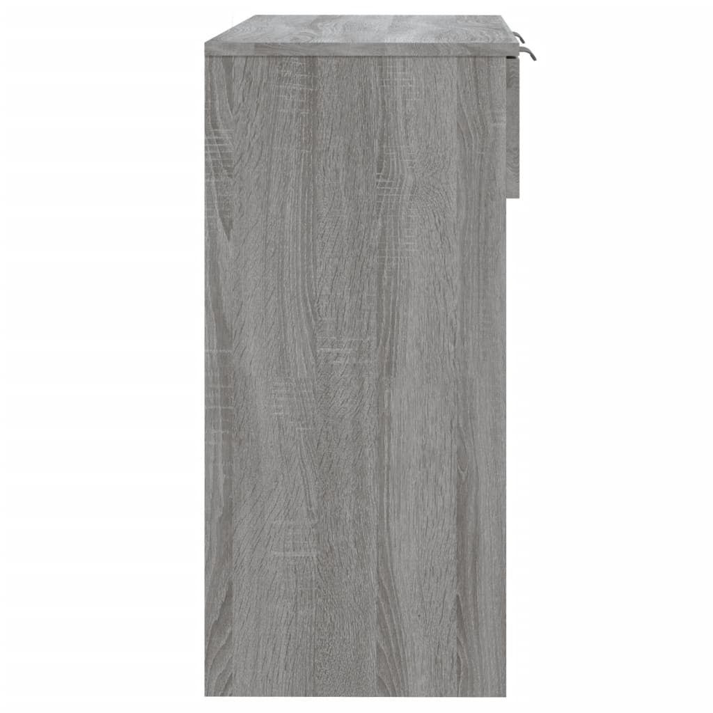 Console Table Grey Sonoma 90x36x75 cm Engineered Wood