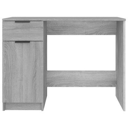 Desk Grey Sonoma 100x50x75 cm Engineered Wood