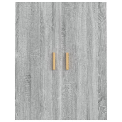Hanging Wall Cabinet Grey Sonoma 69.5x34x90 cm