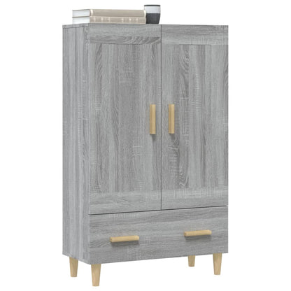 Highboard Grey Sonoma 70x31x115 cm Engineered Wood