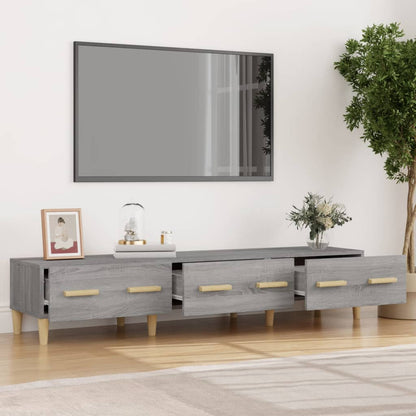 TV Cabinet Grey Sonoma 150x34.5x30 cm Engineered Wood