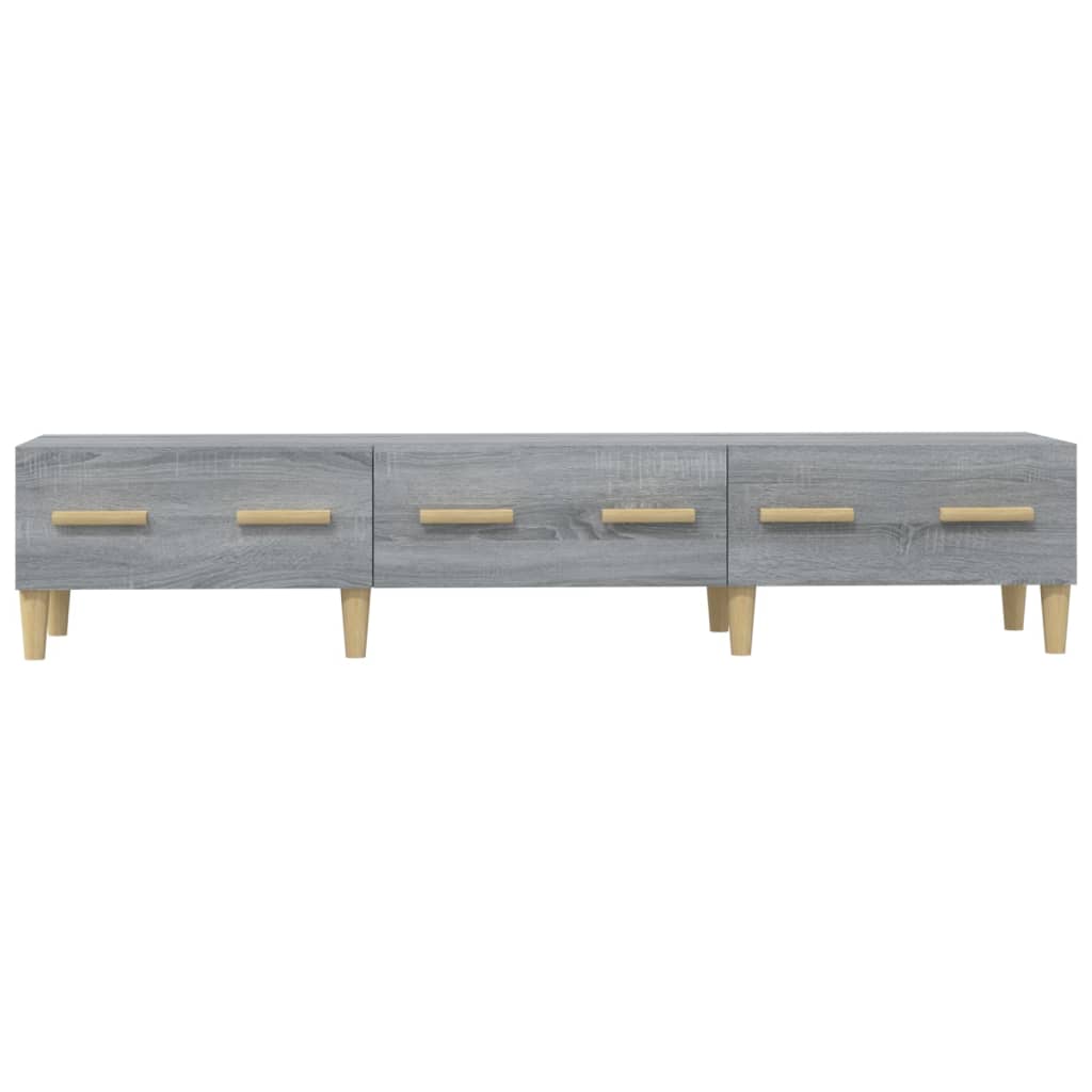 TV Cabinet Grey Sonoma 150x34.5x30 cm Engineered Wood