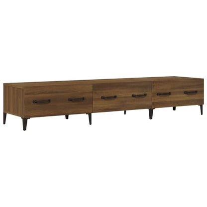 TV Cabinet Brown Oak 150x34,5x30 cm Engineered Wood