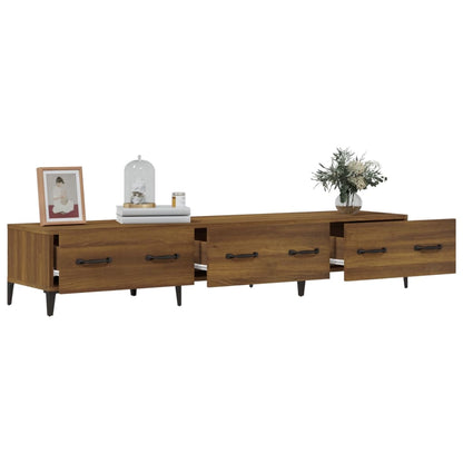 TV Cabinet Brown Oak 150x34,5x30 cm Engineered Wood