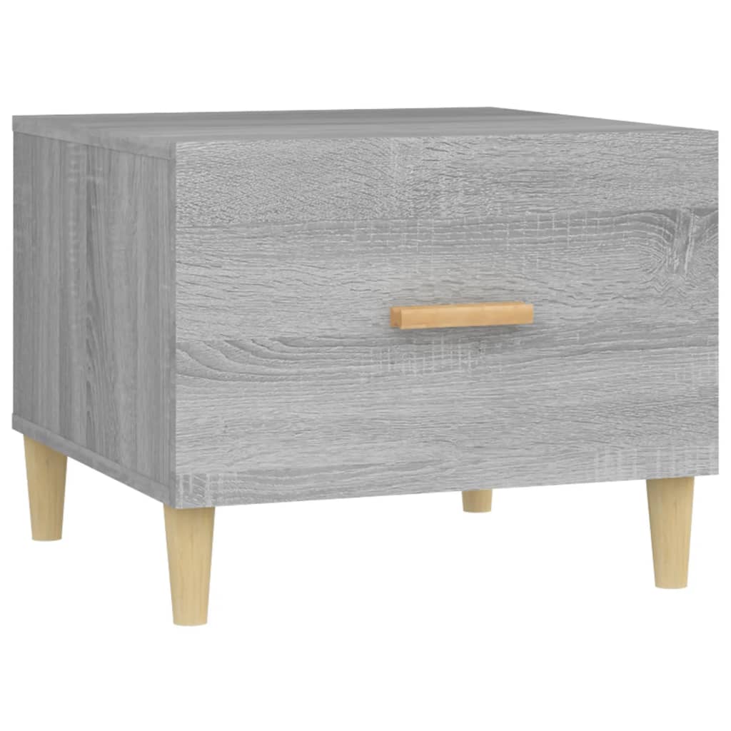 Coffee Table Grey Sonoma 50x50x40 cm Engineered Wood