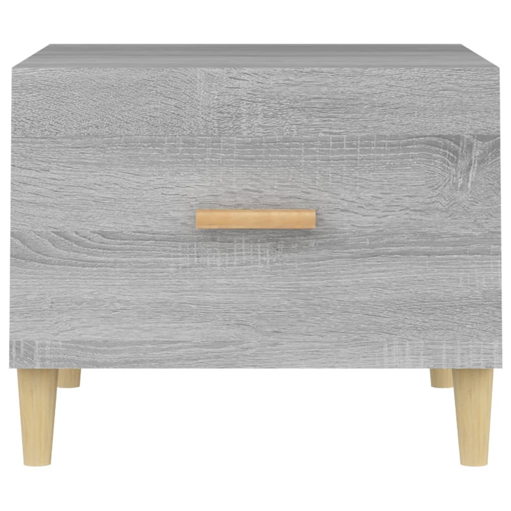 Coffee Table Grey Sonoma 50x50x40 cm Engineered Wood