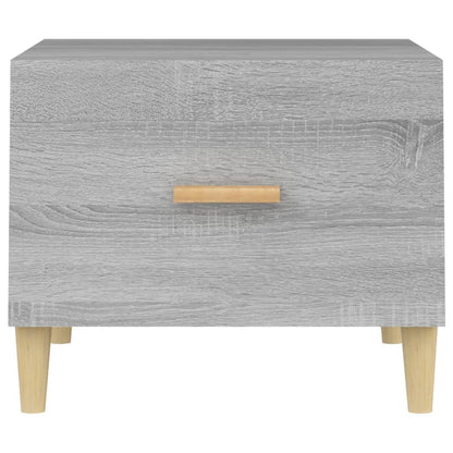 Coffee Table Grey Sonoma 50x50x40 cm Engineered Wood