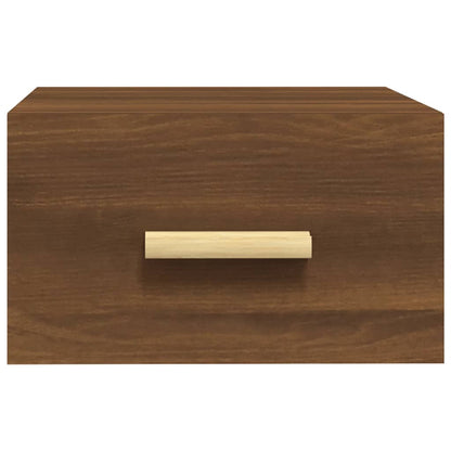 Wall-mounted Bedside Cabinets 2 pcs Brown Oak 35x35x20 cm